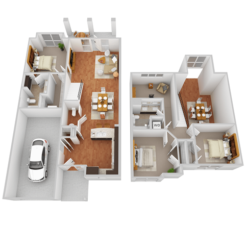 2 bedroom floor plan  the residences atmask